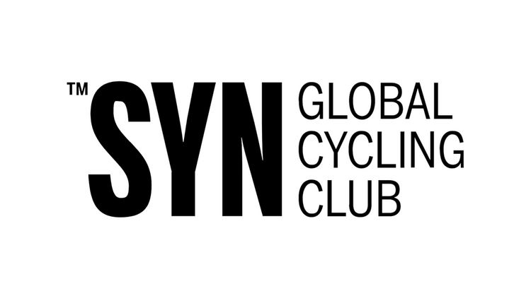 SYN Global Cycling Club Logoschriftzug in schwarz
