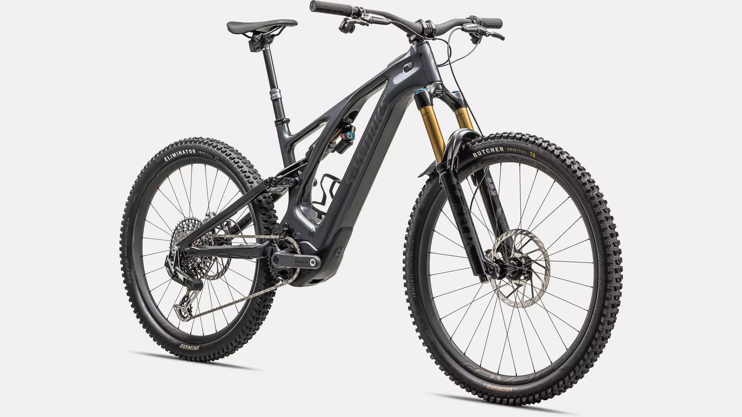 Specialized S-Works Turbo Levo GLOSS BLACK LIQUID METAL / SATIN BLACK CHROME FOIL 2023