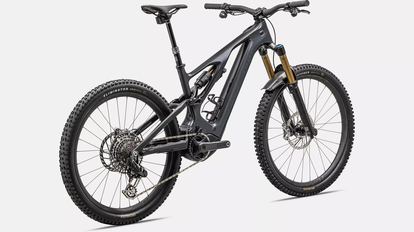 Specialized S-Works Turbo Levo GLOSS BLACK LIQUID METAL / SATIN BLACK CHROME FOIL 2023