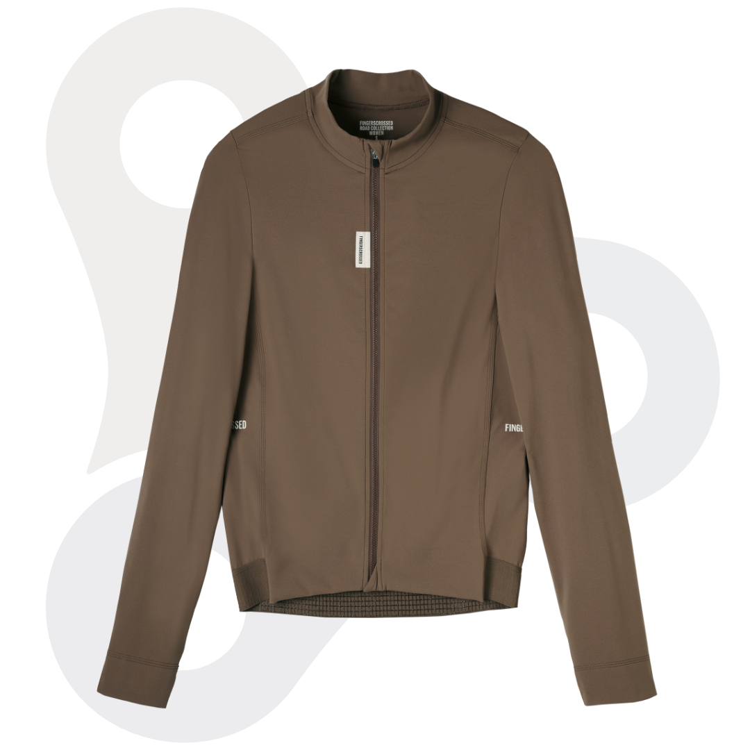 Fingerscrossed Damen Longsleeve Road Jersey in der Farbe Gound