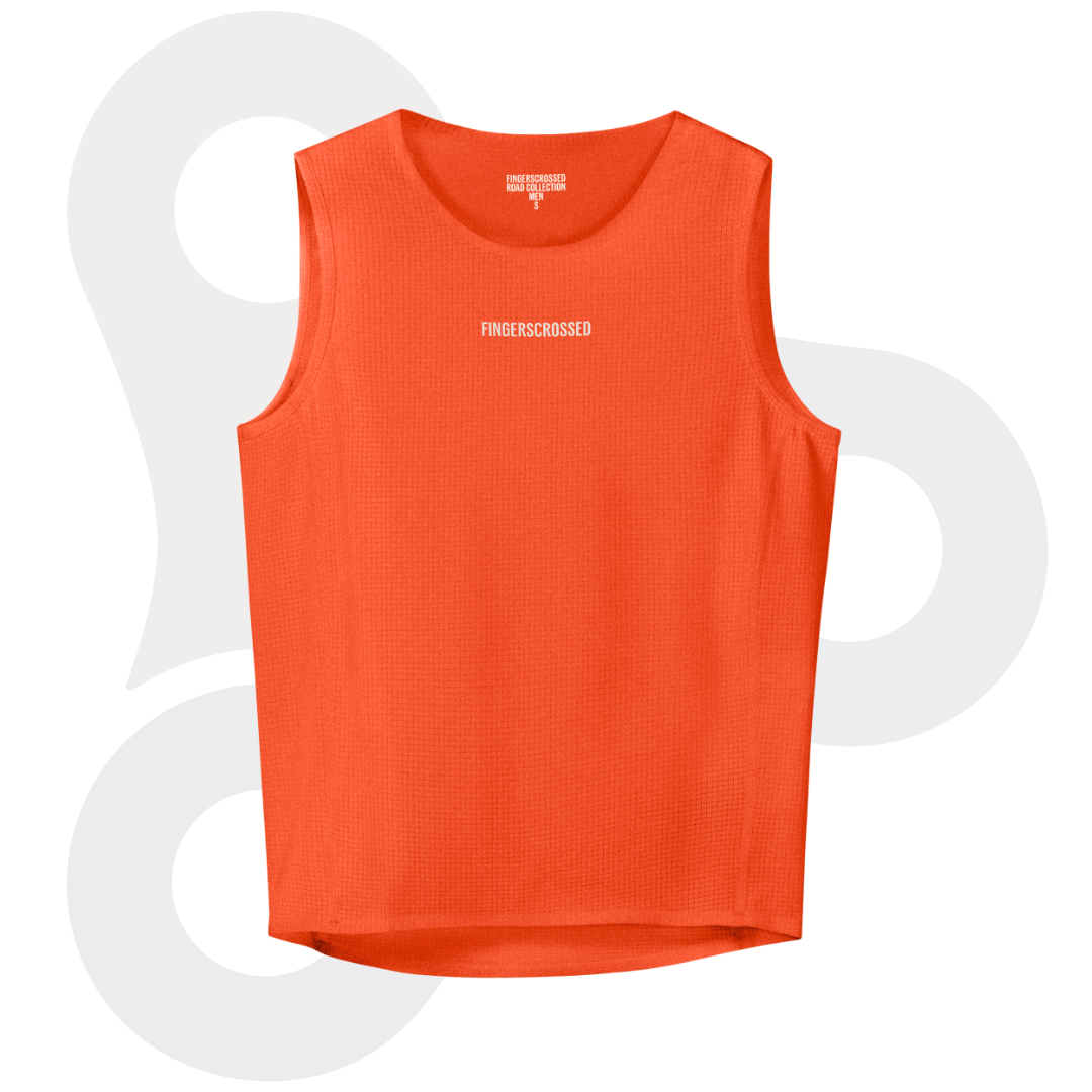 Fingerscrossed Road Baselayer für Herren in der Farbe Poppy Red (einem Rotton)