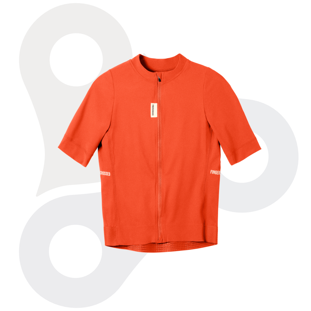 FINGERSCROSSED Damen Road Jersey, poppy red
