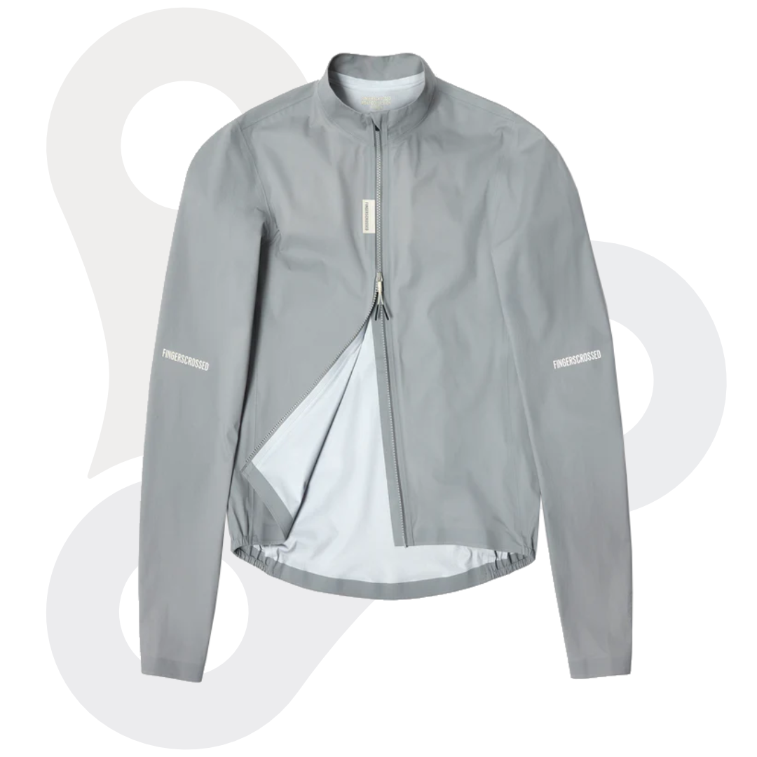 Fingerscrossed Road Rain Jacket für Damen in der Farbe Monring Fog (einem Grauton)