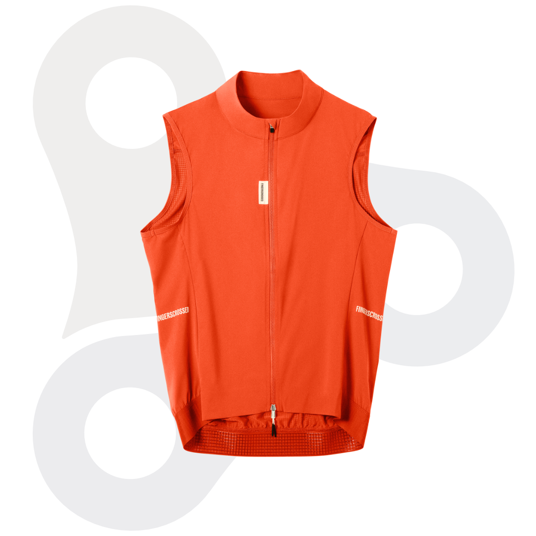 Fingerscrossed Road Vest für Damen in der Farbe Poppy Red (einem Rotton)