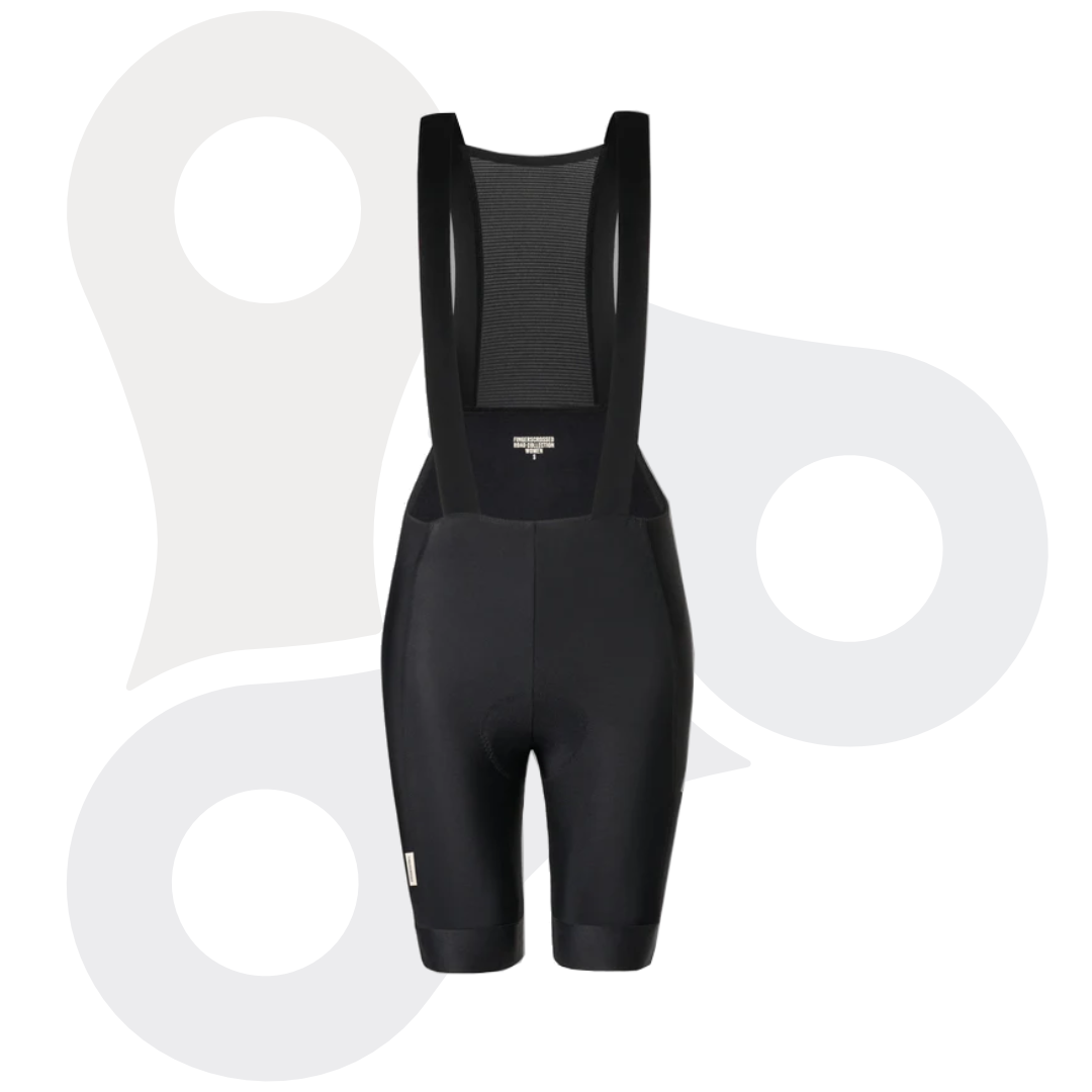 FINGERSCROSSED Damen Thermal Road Bib in der Farbe black