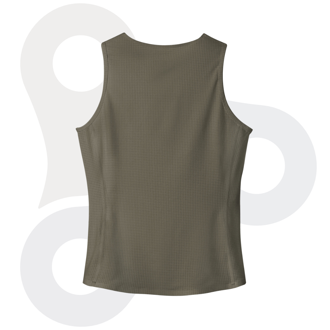 Fingerscrossed Damen Road-Baselayer in der Farbe olive von hinten