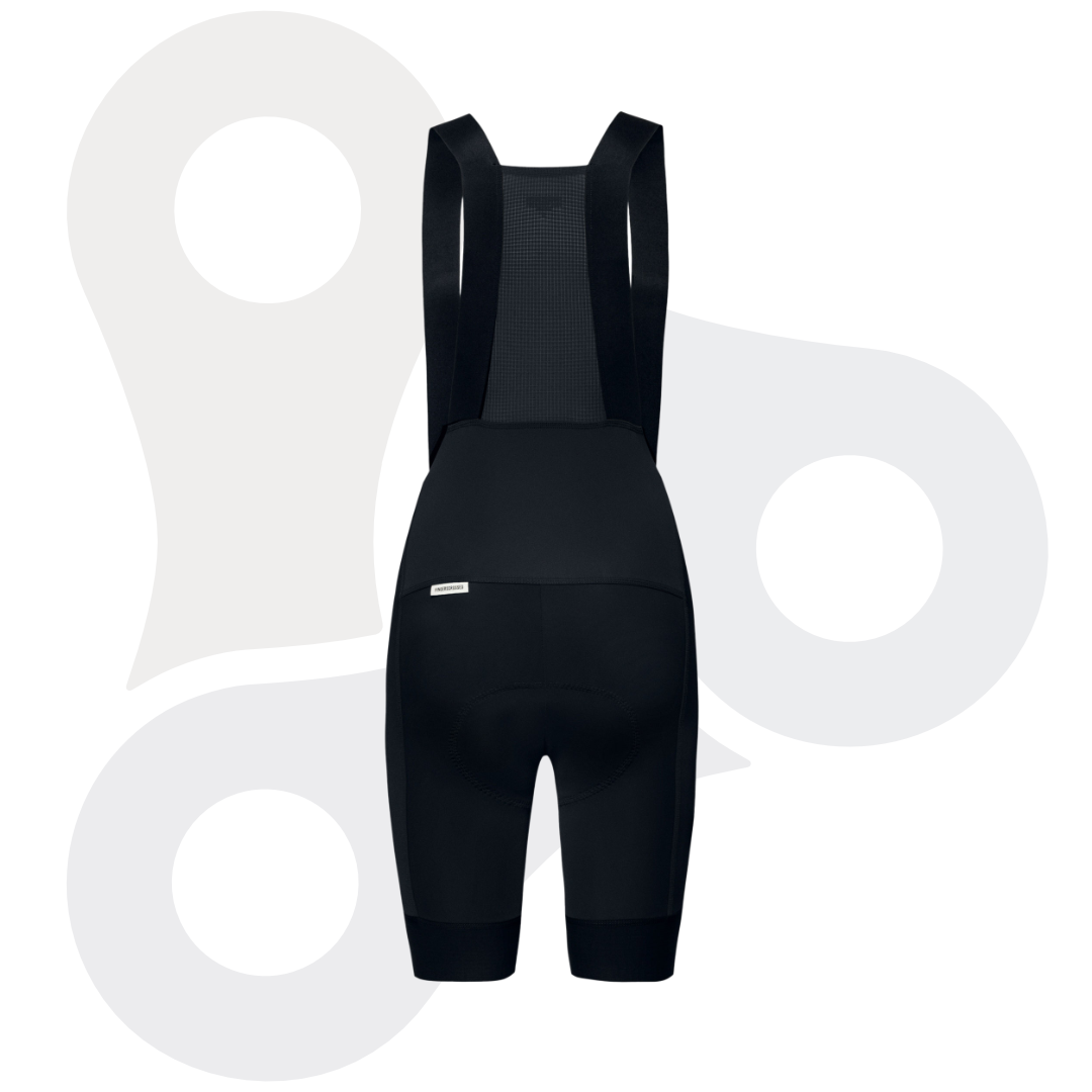 Fingerscrossed Damen Road-Bib in der Farbe schwarz von hinten
