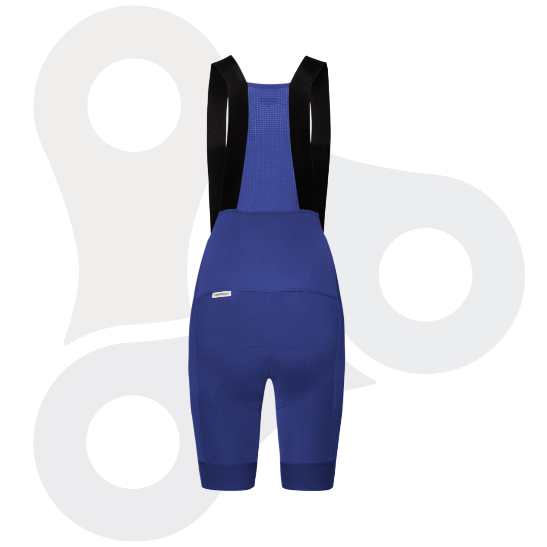 Fingerscrossed Damen Road-Bib in der Farbe navy (Marineblau) von hinten