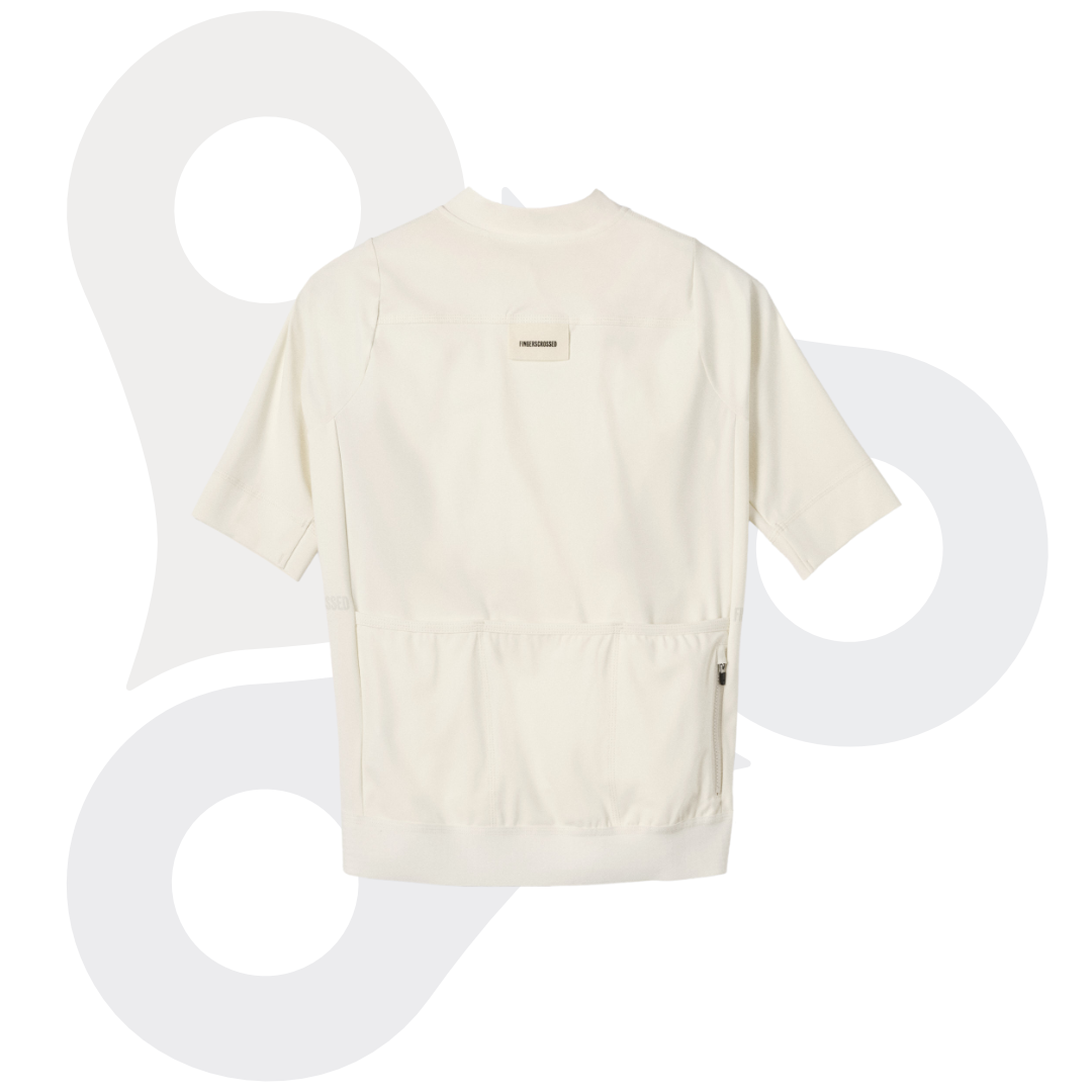 Fingerscrossed Damen Road-Jersey in der Farbe antique-cream von hinten