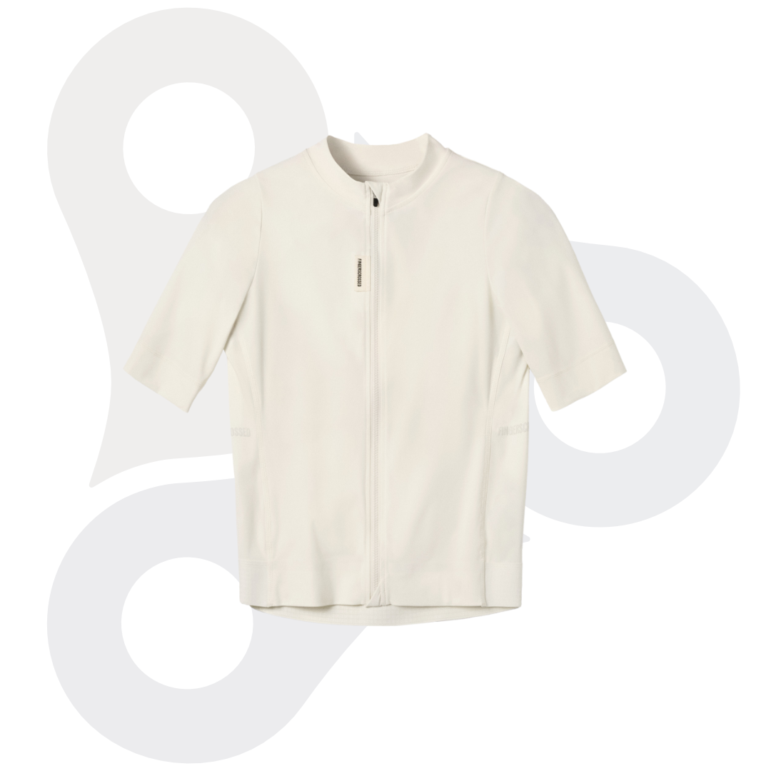 Fingerscrossed Damen Road-Jersey in der Farbe antique-cream von vorne