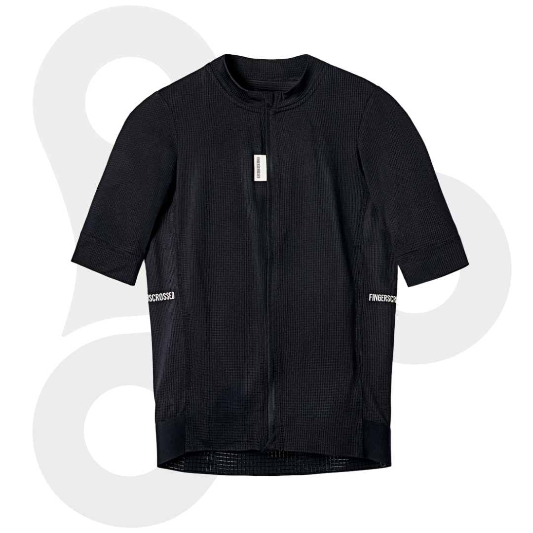 Fingerscrossed Superlight Jersey in schwarz