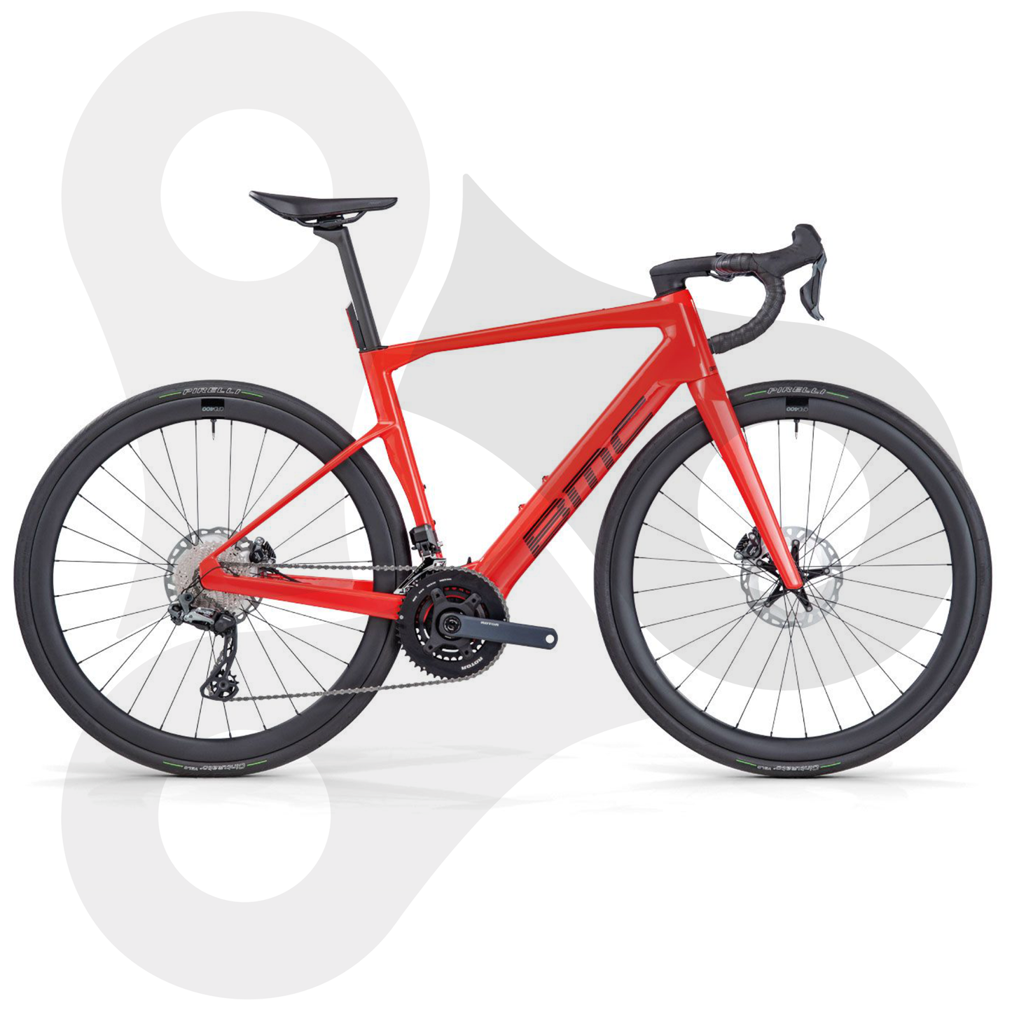 BMC Roadmachine 01 AMP TWO | NEON RED / BLACK 2024