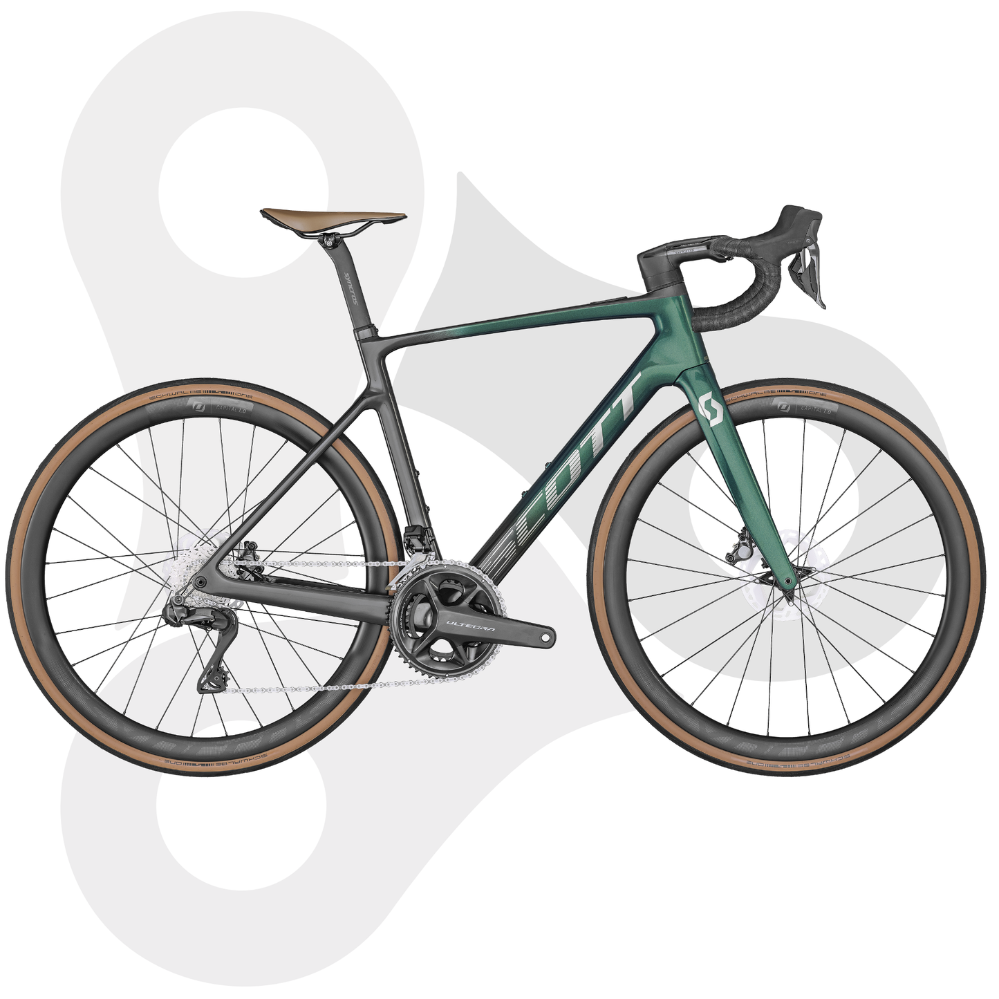 SCOTT ADDICT eRIDE 10 BIKE Prism Aqua Green Chrome 2023