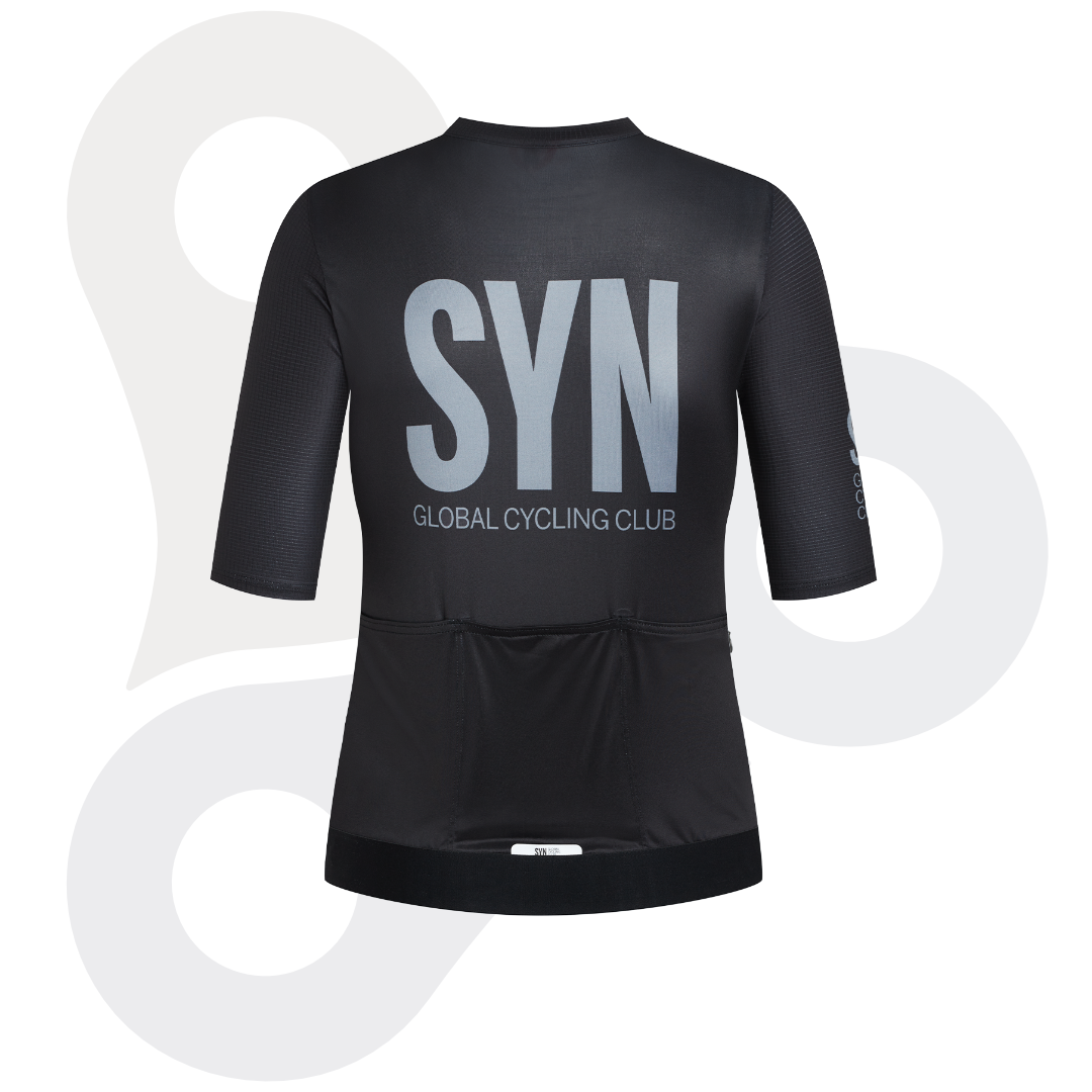 SYN Pro Trikot für Damen in Farbe coal (Schwarzton) mit SYN-Aufdruck von hinten