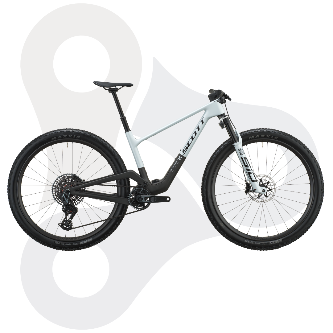 Scott Spark RC World Cup, Cumulus White | Carbon Black