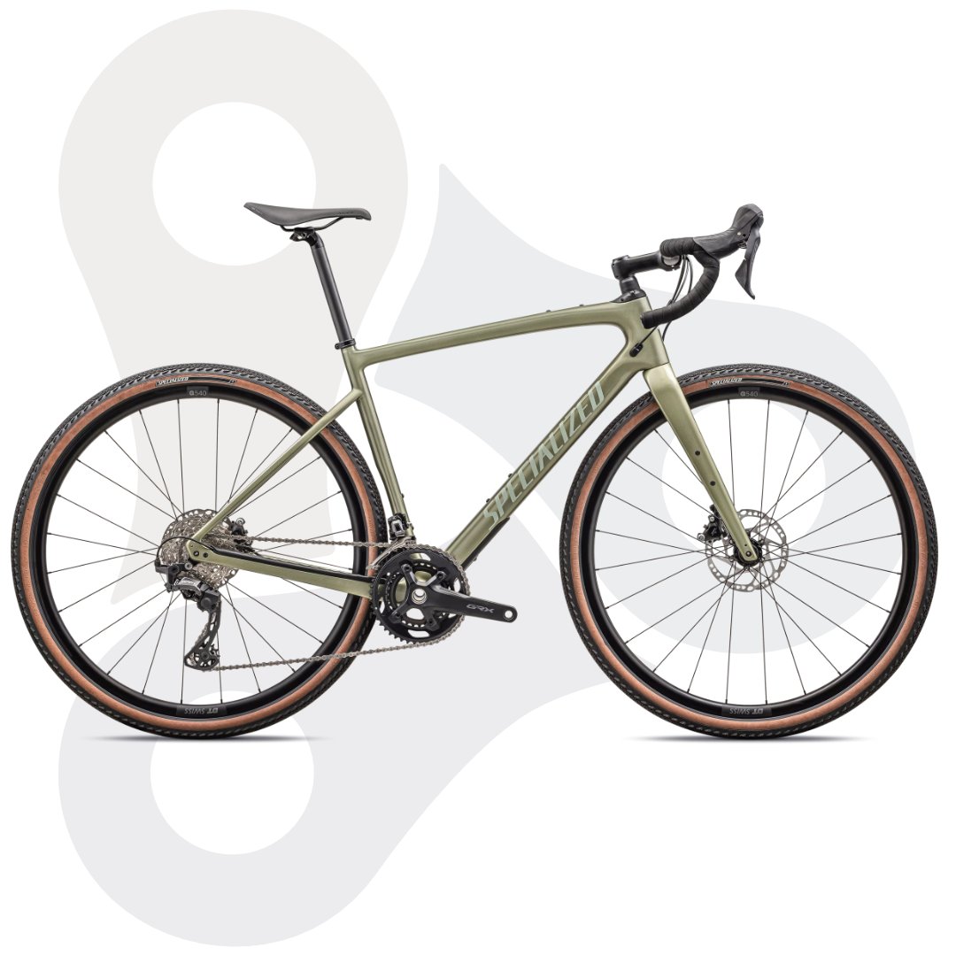 Specialized Diverge Sport Carbon Gravelbike in der Farbe Satin Metallic Spruce | Spruce