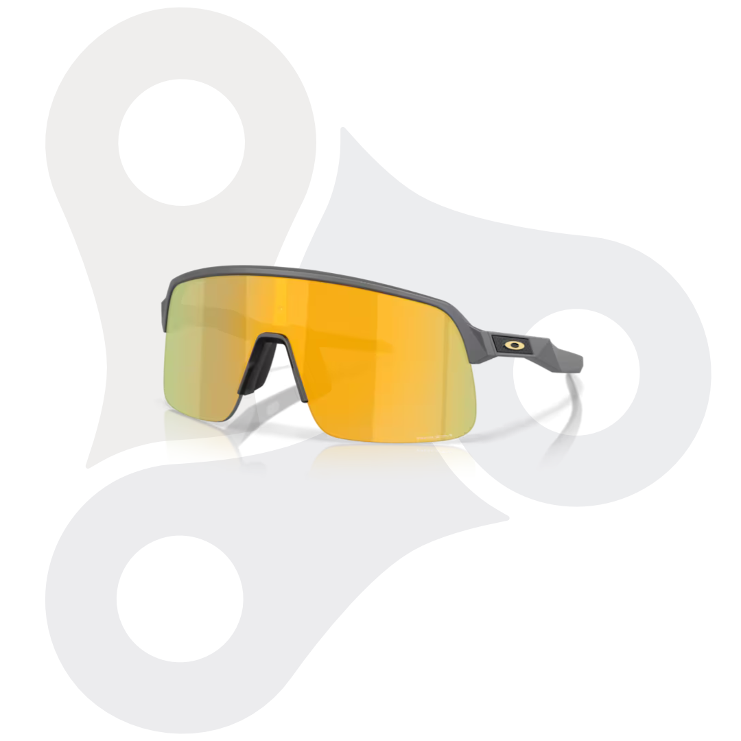 Sutro Lite S mit Rahmenfarbe matt Carbon (Grauton) und Gläser in der Farbe Prizm 24k (ein Goldton)