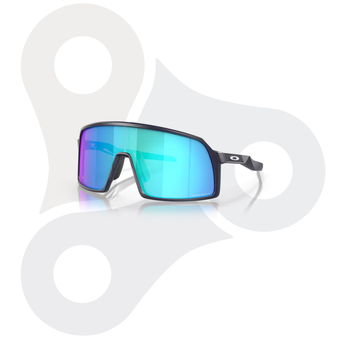 Oakley Sutro S mit matt marineblauem Rahmen und Gläsern der Farbe Sapphire