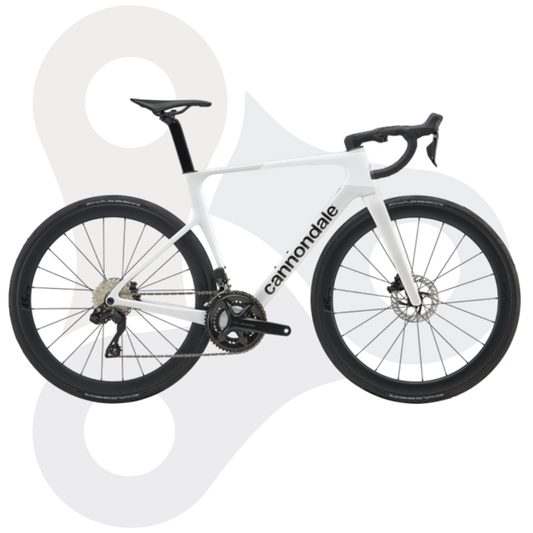 Cannondale Evo 5 Rennrad inm der Farbe Cashmere (einem Weißton)