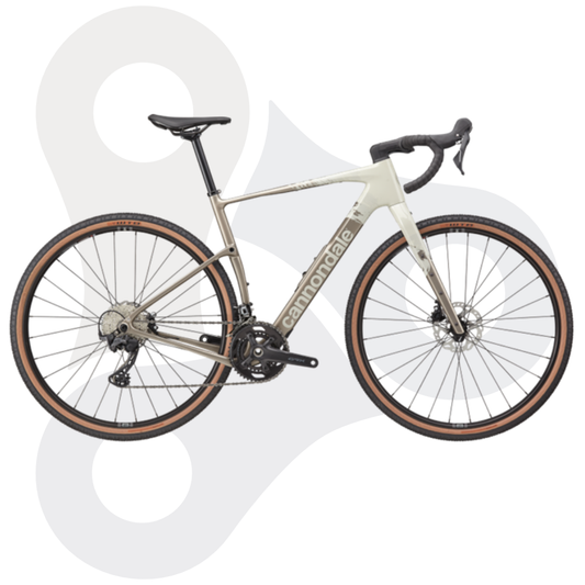 Cannondale Topstone Carbon 3 Gravelbike in der Farbe Chalk (einem Kreideweiß)