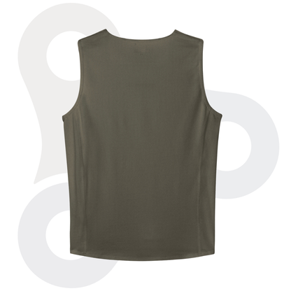 Fingerscrossed Herren Road-Baselayer in der Farbe olive von hinten