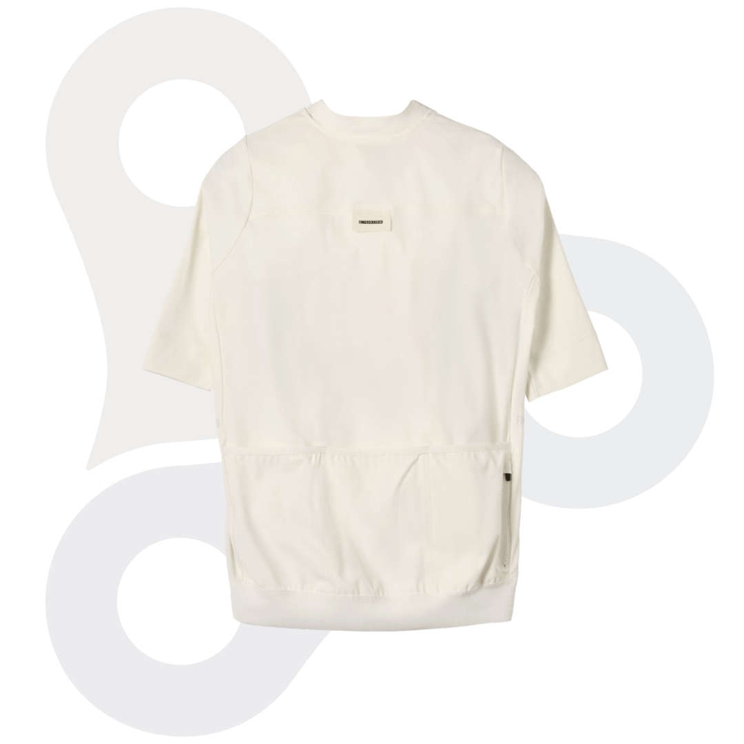 Fingerscrossed Herren Road-Jersey in der Farbe antique-cream von hinten