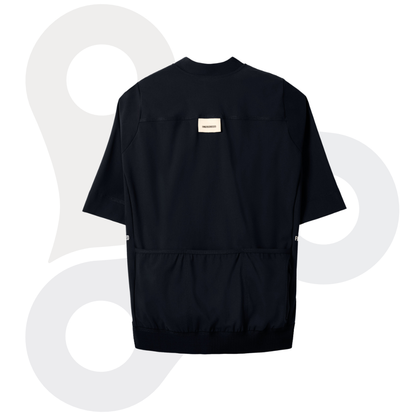 Fingerscrossed Herren Road-Jersey in der Farbe schwarz von hinten