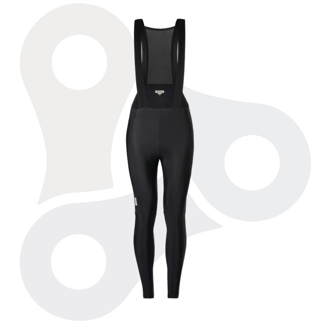 Fingerscrossed thermal oad Bib in langer Ausführung und der Farbe schwarz