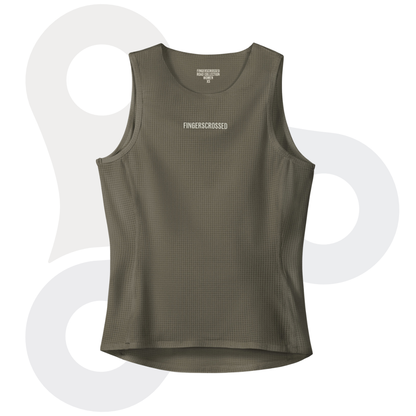  Fingerscrossed Damen Road-Baselayer in der Farbe olive von vorne