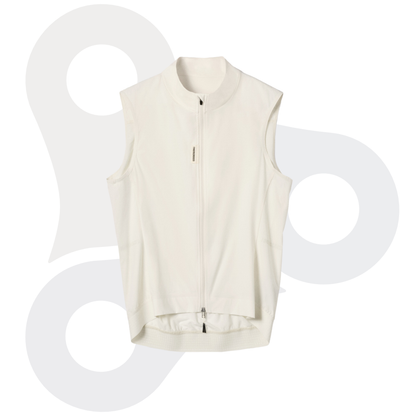 Fingerscrossed Damen Road-Wind-Vest in der Farbe antique-cream von vorne