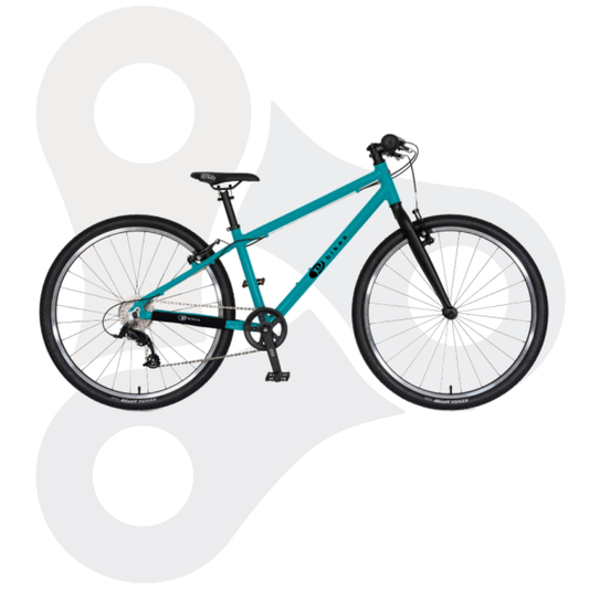 Kinder Mountainbike KUbikes 26 MTB in der Farbe: Türkis / Glitter