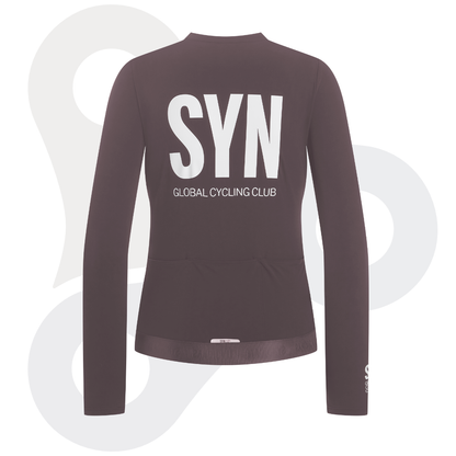 SYN Longsleeve Training Jersey 2.0 in der Farbe Illusion mit weißem SYN Schriftzug von hinten