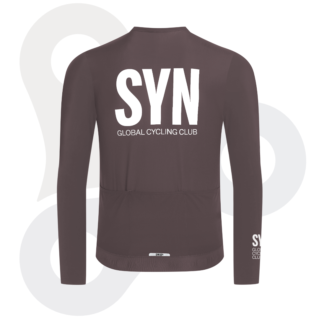 SYN Longsleeve Training Jersey 2.0 in der Farbe Illusion mit weißem SYN Schriftzug von hinten