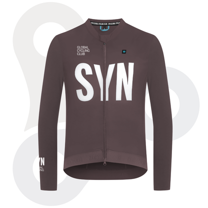 SYN Longsleeve Training Jersey 2.0 in der Farbe Illusion mit weißem SYN Schriftzug von vorne