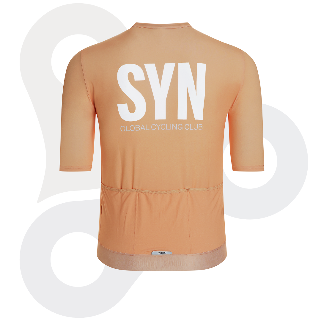 SYN Training Jersey 2.0 in cantaloupe mit weißem SYN Schriftzug