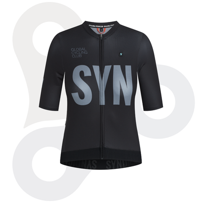 SYN Pro Trikot für Damen in Farbe coal (Schwarzton) mit SYN-Aufdruck von vorne