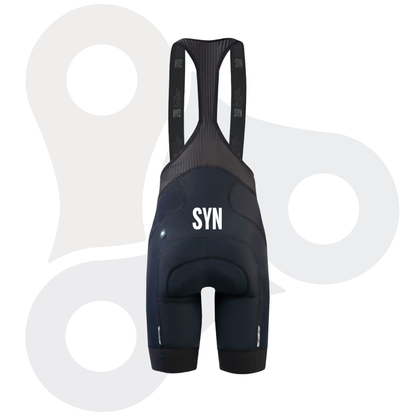 SYN Pro Bib Shorts für Damen in schwarz von vorne