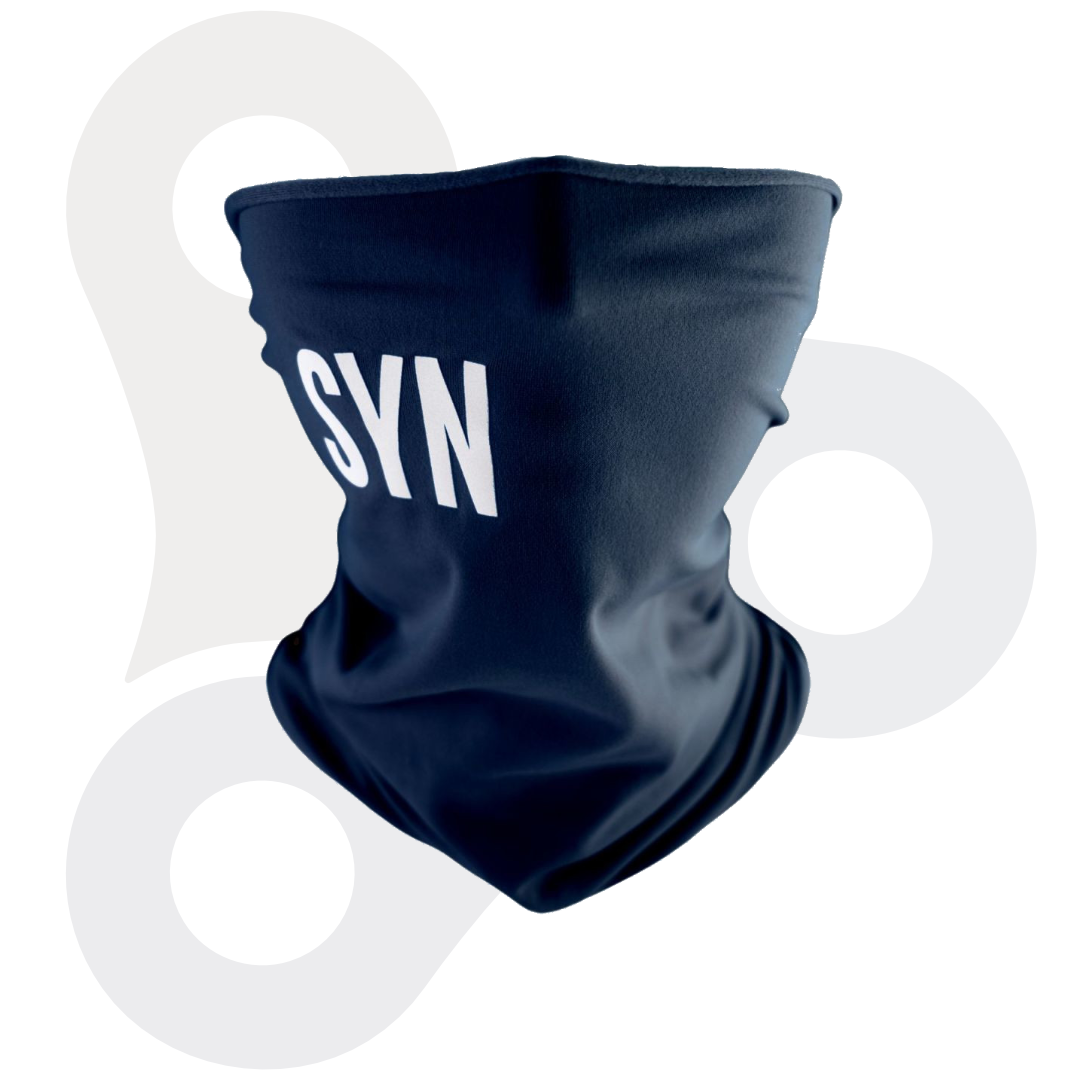SYN Thermal Neck Warmer in dawn mit weißem SYN Schriftzug