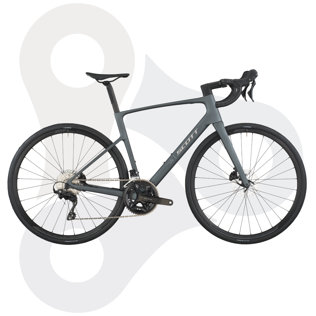 Scott Addict 50 Rennrad in der Farbe Carbon Grey