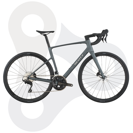 Scott Addict 50 Rennrad in der Farbe Carbon Grey