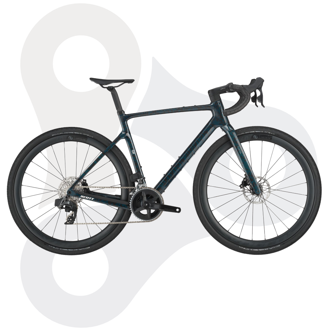 Scott Addict Gravel 20 Gravelbike in der Farbe Petrol Black