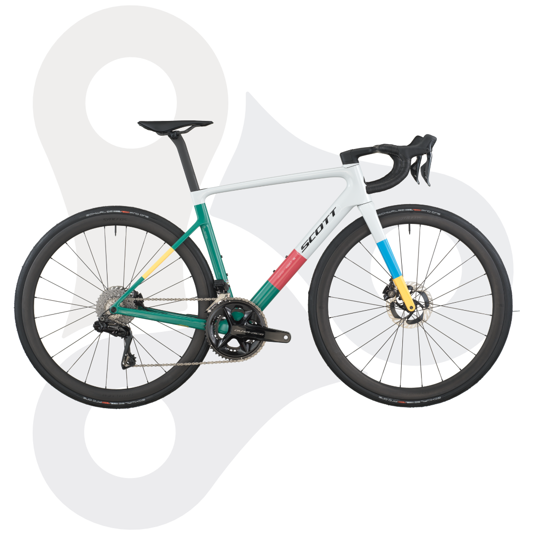 Scott Addict RC Pro Rennrad in der Farfbe Beluga Grey | Seashore Green