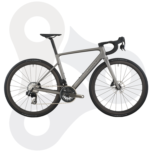 Scott Addict RC Team Rennrad in der Farbe Tungsten Grey
