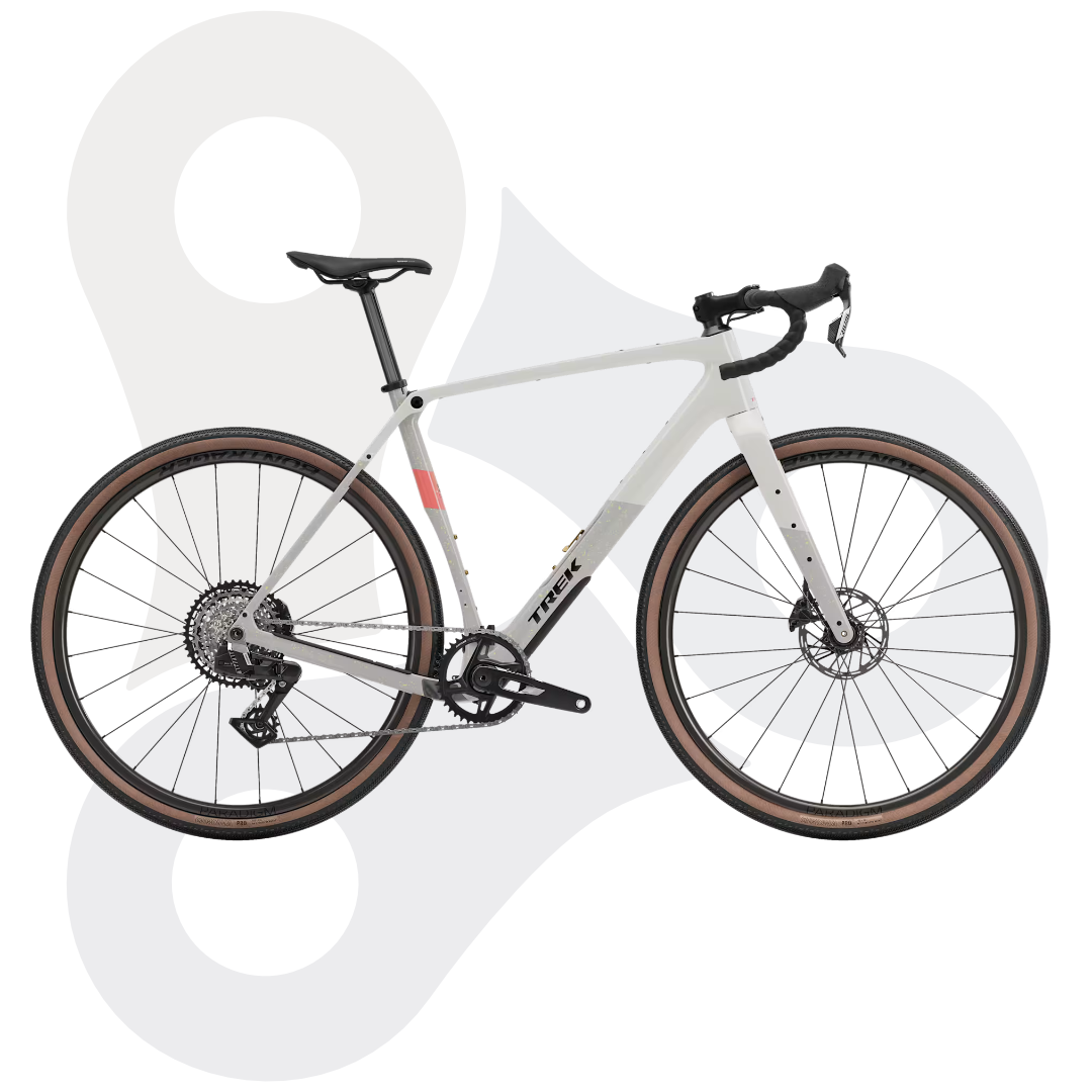 Trek Checkpoint SL6 AXS Gen 3 Gravelbike in der Farbe Era White | Buff Beige