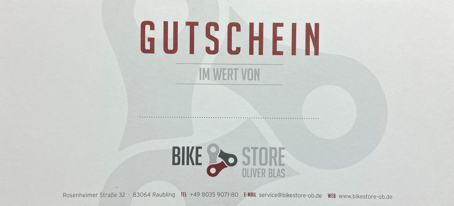 Bikestore Gutschein